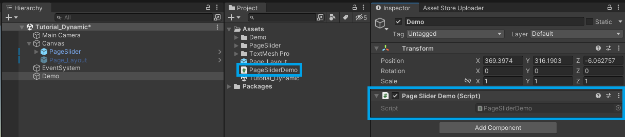Create a new C# script